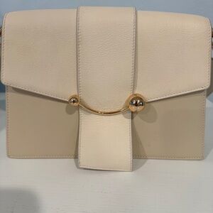 Strathberry Box Crescent Shoulder Bag